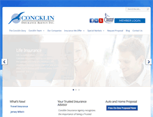 Tablet Screenshot of concklin.com
